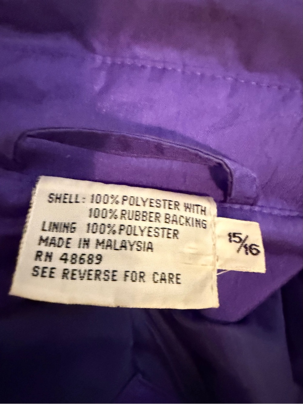 Purple Trench Coat - Classic Women's Trench - Picture 11 of 11